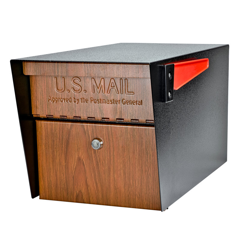 Mail Boss Locking Post Mounted Mailbox & Reviews Wayfair